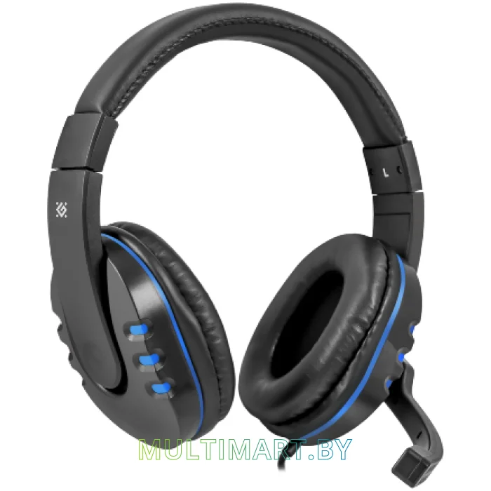 Наушники Defender Warhead G-160 (черный/синий)